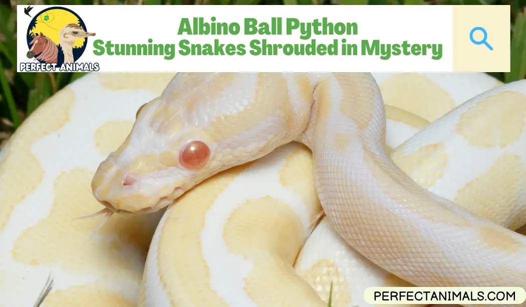 albino ball python